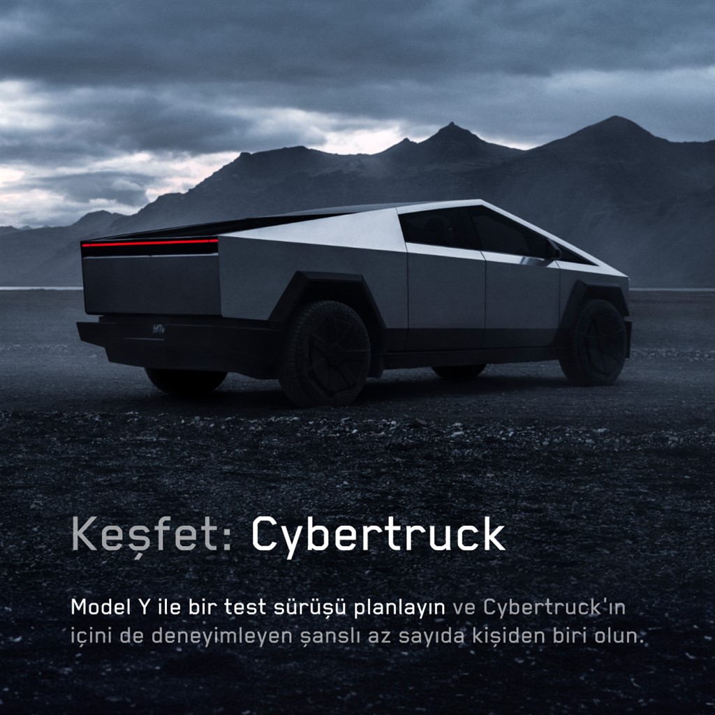 TESLA CYBERTRUCK TÜRKİYE’DE İLK KEZ VADİSTANBUL’DA!